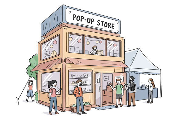 Digitale Pop-Up-Stores